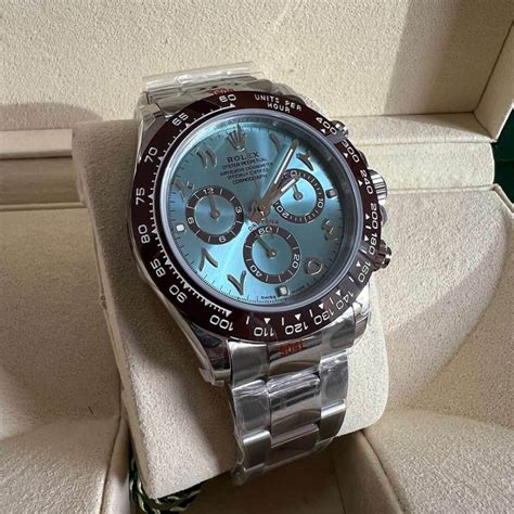 ice blue rolex arabic buy